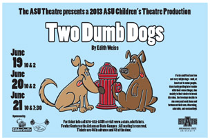 two dumb dogs poster